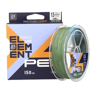 Шнур ZEOX Element PE X4 100м Moss Green #2.0