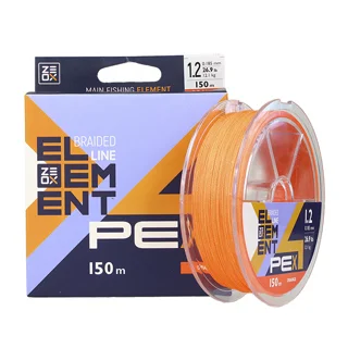 Шнур Zeox Element PE X4 150м Orange #1.5