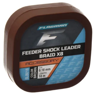 Шок-лідер Flagman Feeder Shock Leader Braid X8 0.18мм 10м