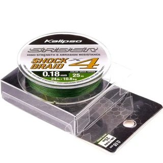 Шок лидер Kalipso Saber Shock Braid X4 MG 25m 0.18mm