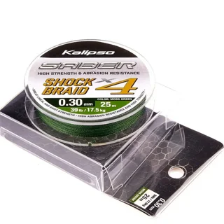 Шок лидер Kalipso Saber Shock Braid X4 MG 25m 0.30mm