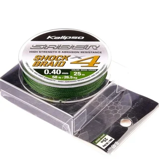 Шок лідер Kalipso Saber Shock Braid X4 MG 25m 0.40mm