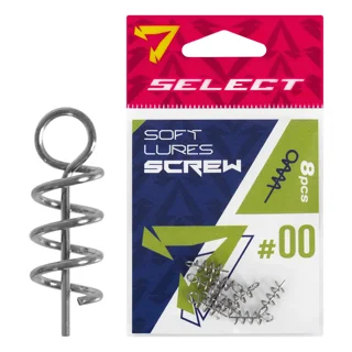 Штопор для силикона Select Soft Lures Screw #00 13mm (8 шт/уп)