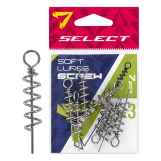 Штопор для силикона Select Soft Lures Screw #3 38mm (7 шт/уп)