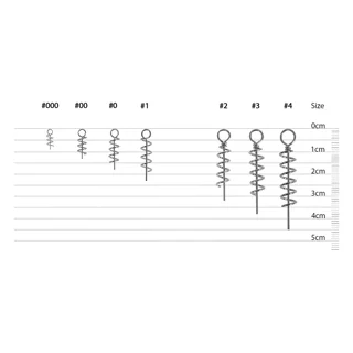 Штопор для силикона Select Soft Lures Screw #3 38mm (7 шт/уп)