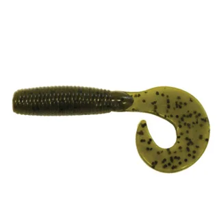 Силікон Big Bite Baits Finesse Grub 3&quot; Grn Pump