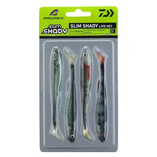 Силікон Daiwa Prorex Real Slim Shady 105mm 8.0g 4pcs Live Set