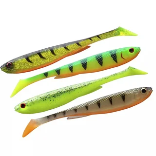 Силікон Daiwa Prorex Slim Shady Flash Set 135mm 13.5g 4pcs Color Mix 2