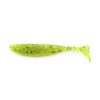 Силікон FishUp Wizzle Shad 3&quot; #055 - Chartreuse/Black (за 1шт)