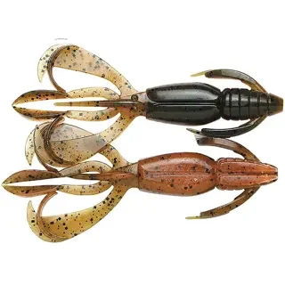 Силікон Keitech Crazy Flapper 4.4&quot; #438 Green Pumpkin Fire (за 1шт)