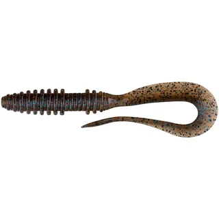 Силікон Keitech Mad Wag Mini 2.5&quot; (12 шт/уп) к:207 green pumpkin pp. flk