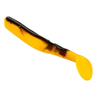 Силікон Manns Predator 4 115мм M-077 BB Y (чорна спина, жовтий) (за 1шт)