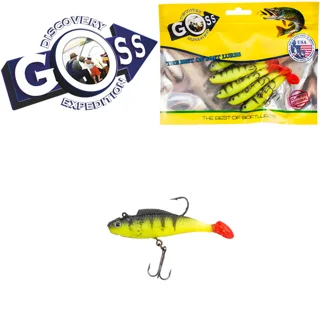 Силікон оснащений Goss DWY риба 8см 056
