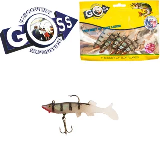 Силікон оснащений OASIS DGY щука 8см 023