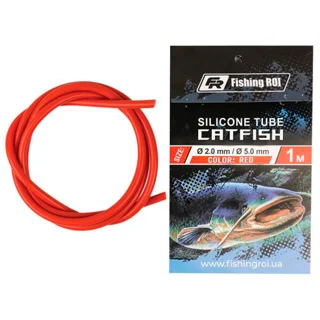 Силіконова трубка FR  Red 2,0*5,0мм 1м