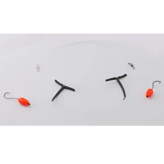 Снасть готова Майстер Люкс &quot;Пеленгас&quot; 2 гачка (червоний)