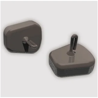 Стопор для насадки плаваючий у вигляді зерна кукурудзи коричневий 10 шт