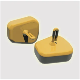 Стопор для насадки плавающий в виде зерна кукурузы оранжевый 10 шт.