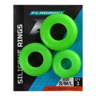 Стопорные кольца для удилища Flagman Herabuna Rubber Rings Set S/M/L