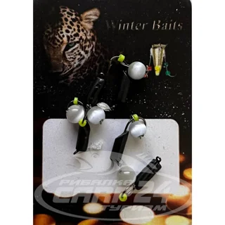 Стовпчик Winter Baits зі спилом з намистини «Котяче око» Ø 1,5 Вага: 0.3 г №114