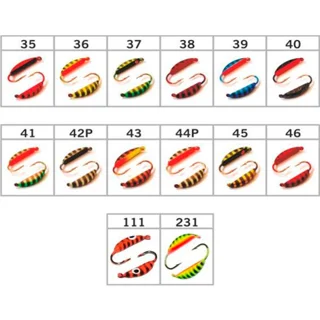 Супер банан W Spider із вушком  (фарбування) колір 45 2,5мм гачок Maruto (Вага: 0,45г) №33 (за 1шт)