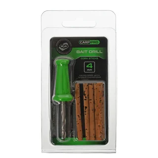 Свердло для бойлів та пробкові стіки Carp Pro Bait Drill &amp; Cork Sticks 4мм