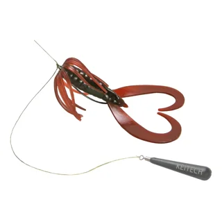 Силікон Keitech Little Spider 2" #207 Green Pumpkin PP. FLK (за 1шт)