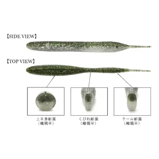 Силикон Keitech Sexy Impact 2.8" #435 Scuppernong/Red (за 1шт)