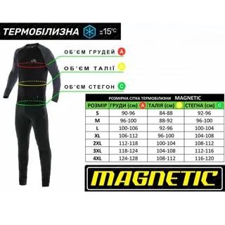 Термобілизна Проф Монтаж MAGNETIC мікрофліс (до -15°С) L