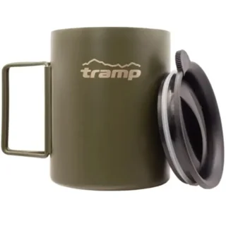 Термокружка TRAMP зі складаними ручками та поїлкою 500мл UTRC-142 olive