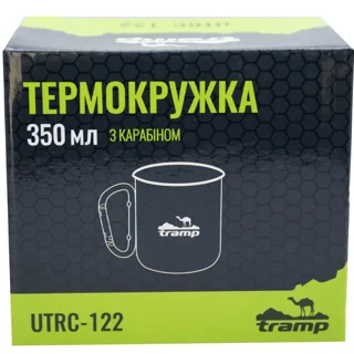 Термокружка TRAMP з карабіном 350мл UTRC-122 olive