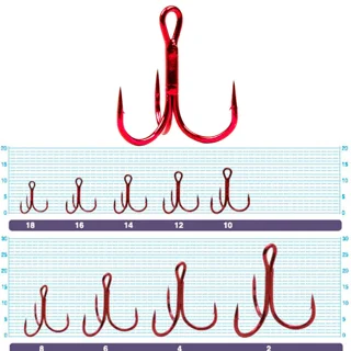 Трійники Owner (ST-36RD) 5636-053 №06 8шт. red