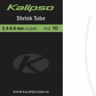Трубка Kalipso Shrink tube 2.4-0.8mm(10)clear