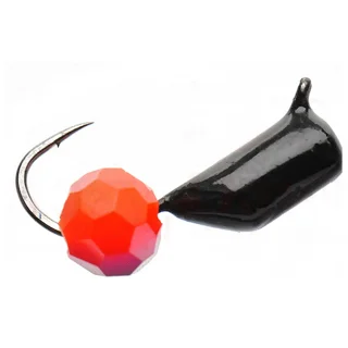 Мормишка вольфрамова True Weight &quot;Гвоздешарик&quot; гвоздик d2,0мм Багатогранний помаранчевий Вага: 0.45 г №