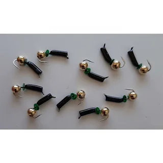 Мормишка вольфрамова True Weight &quot;Гвоздешарик&quot; гвоздик d2,0мм кулька золото, паєтка Вага: 0.56 г