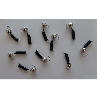 Мормишка вольфрамова True Weight &quot;Гвоздешарик&quot; гвоздик d2,0мм кулька нікельована Вага: 0.65 г