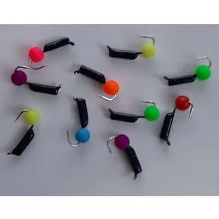 Мормишка вольфрамова True Weight &quot;Гвоздешарик&quot; гвоздик d 3,0 мм ЯДРЕНИЙ МІКС Вага: 1.00г