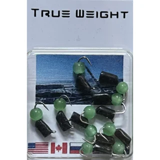 Мормишка вольфрамова True Weight &quot;Кошачий глаз&quot; гвоздик d2,5мм зеленый Вага: 0.65 г