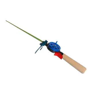 Вудка зимова відкрита шпуля ручка дерево