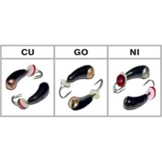 Уралка W Spider з отвором  з коронкою (паєтки) колір NI 2,5мм гачок Maruto (Вага: 0,4г) №50 (за 1шт)