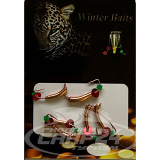 Уралка Winter Baits з петлею гальваника Ø 1,5 мідь Вага: 0.2 г №121