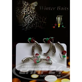 Уралка Winter Baits з петлею гальваника Ø 1,5 нікель Вага: 0.2 г №122