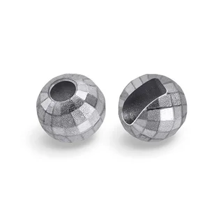 Вольфрамові головки з вирізом грановані STRIKE Faceted Tungsten Heads - Silver [Срібний] (5.0 мм) Вага ~ 1.10 (по штучному)
