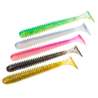 Віброхвіст Veduta Zander Worm 3,6&quot; 5шт #M12 (02, 03, 09, 18, 21)