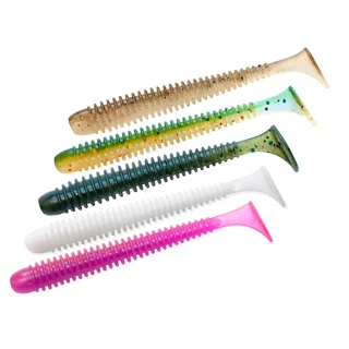 Виброхвост Veduta Zander Worm 3,6&quot; 5шт #M11 (04, 10, 13, 15, 22)