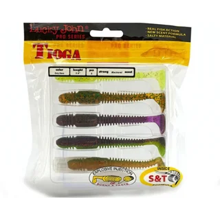 Віброхвіст Lucky John Tioga 3,9&quot; / MIX1 *5