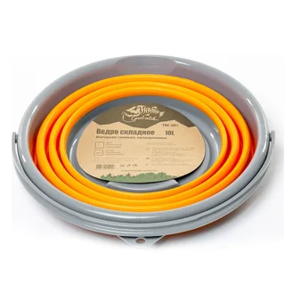 Відро складане силіконове Tramp 10L, Помаранчевий