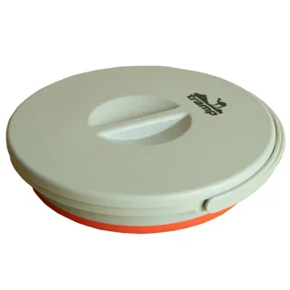 Відро Tramp складане силіконове з кришкою 5л терракотове TRC-127, Червоне