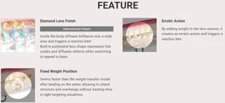 Воблер Duel L-Bass Pencil 75F 75mm 7.5g GSWS