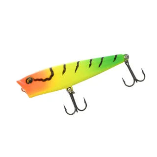 Воблер Flagman Dart Pop 65F 7g top water #B142 or chart green tiger